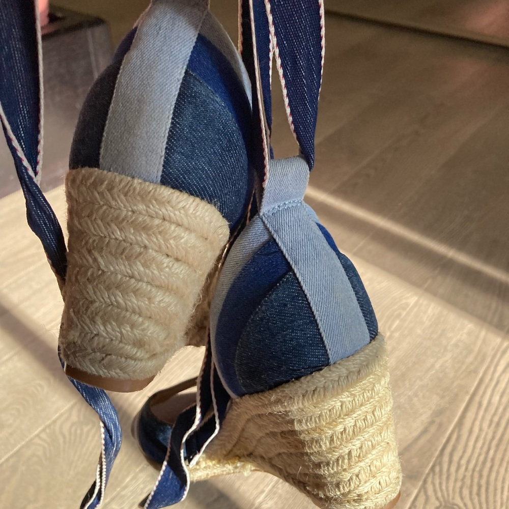Nine West Denim Wedge Heels